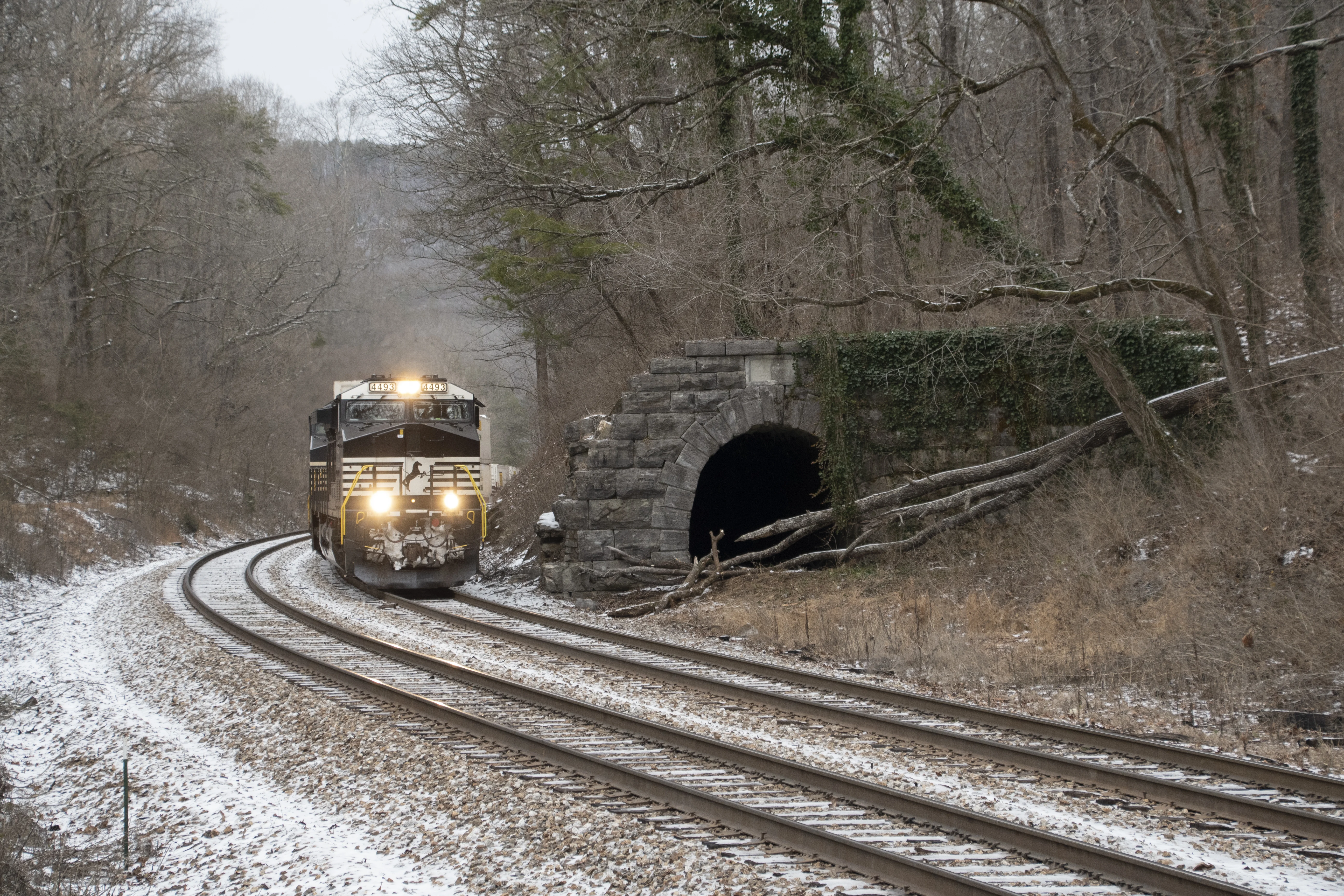 A train at this location